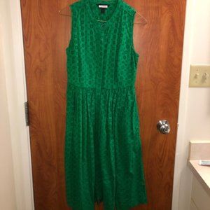 J. Crew Eyelet shirtdress